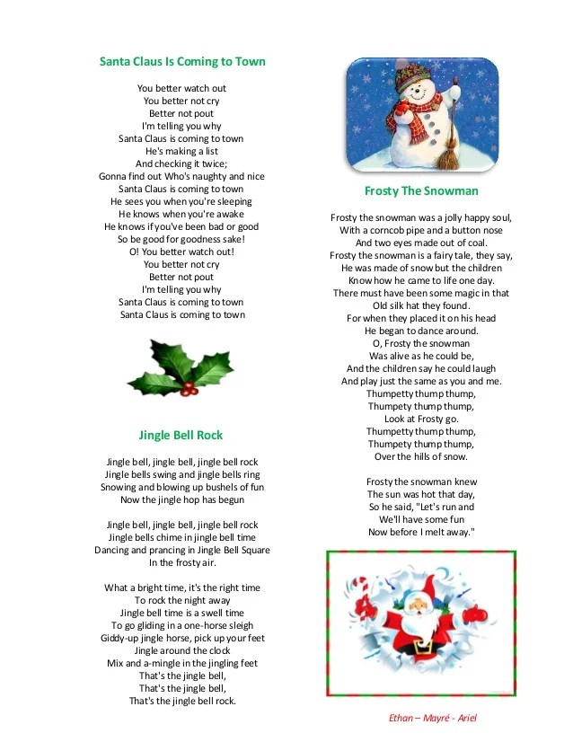 lyrics to winter wonderland printable – PrintableTemplates