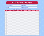 Free Printable Blood Glucose Log Sheet Printable Templates Free