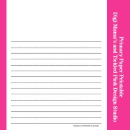 Free Printable Primary Handwriting Paper Pirate Free Printable Stationery For Kids Primary 