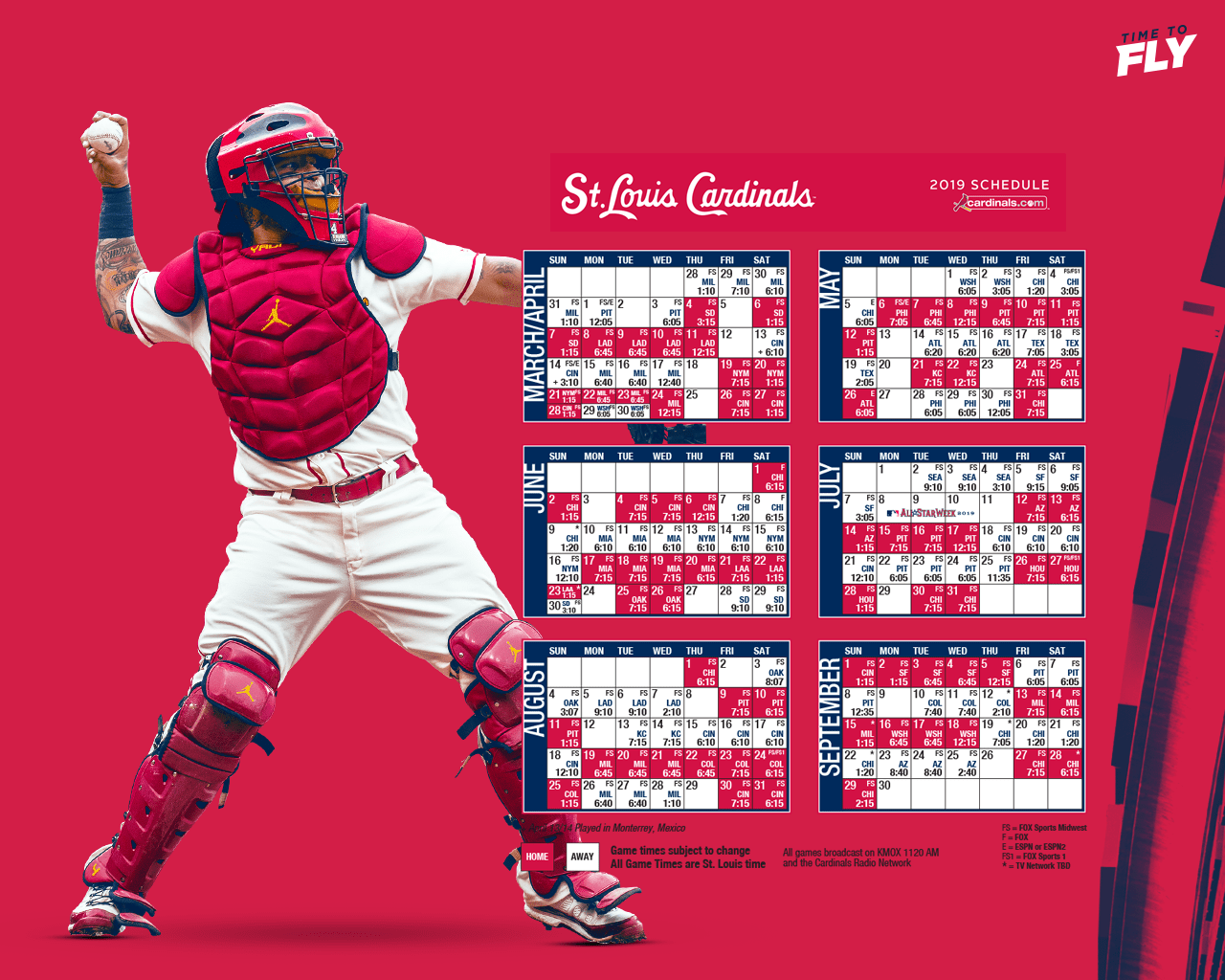 Printable St Louis Cardinals Schedule