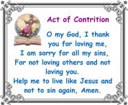 Printable Act Of Contrition