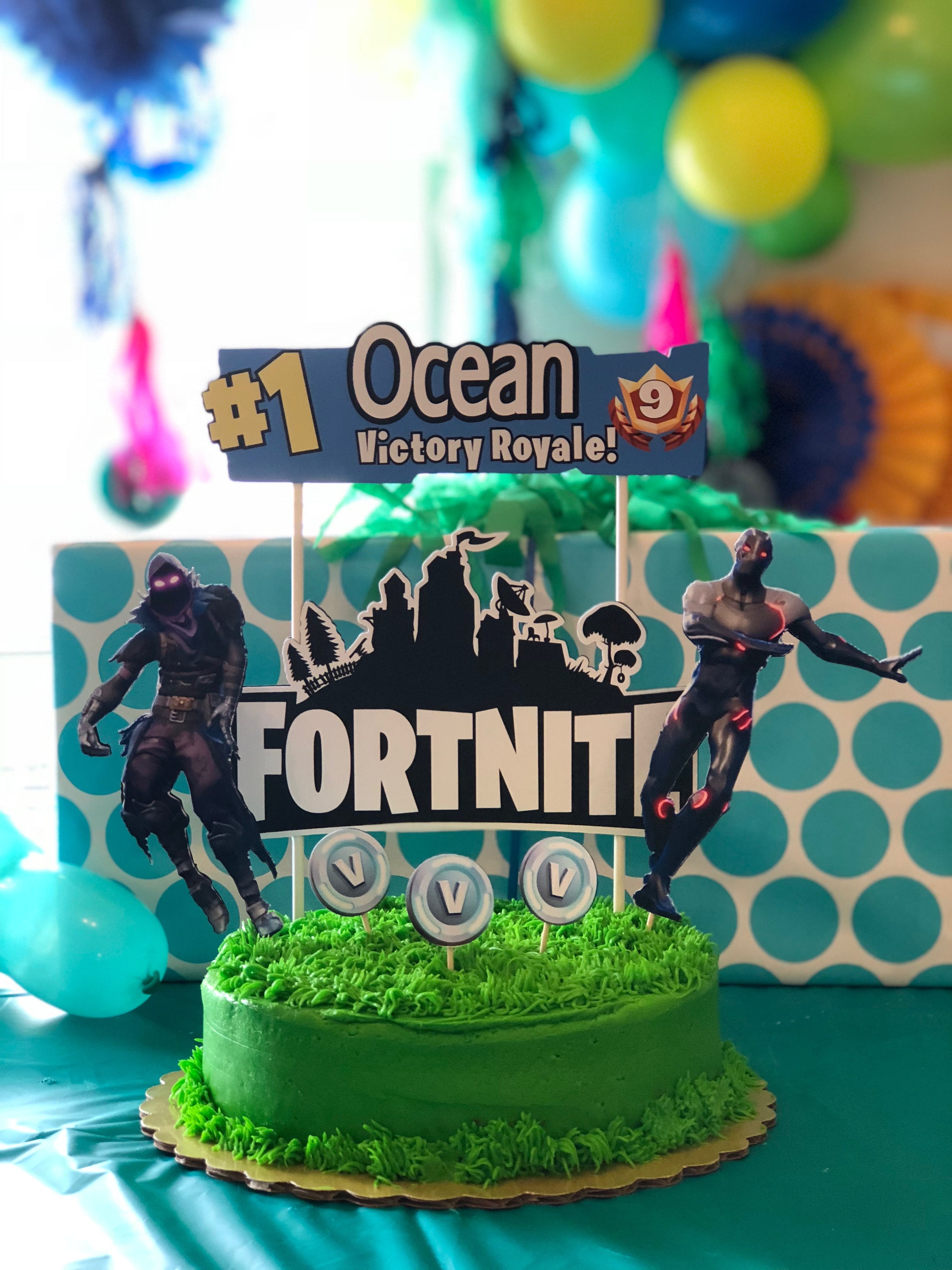 Fortnite Cake Topper Printable - Customize and Print